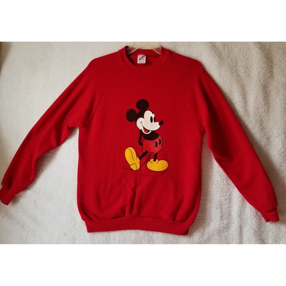 Vintage Mickey Mouse Sweatshirt Jerzees XL Made in USA 1980s–90s